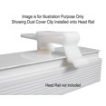 GMA Group Vertical Blind Dust Cover Valance Clip Holder Bracket