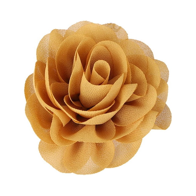 Inteprter Abalorios para perros, flor, perla, gasa, pajarita para gatos, banda elástica, suministros llamativos para mascotas, accesorios de Decoración oro