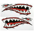 thumbnail image 1 of Irfora 2 piezas a prueba de agua tiburón dientes boca pegatinas Kayak Boat Car Truck accesorios Irfora Pegatina, 1 of 7