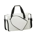 thumbnail image 3 of Bolso de raqueta de pickleball bolso cruzado de cuerpo Beige, 3 of 8