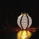 thumbnail image 3 of Linterna solar decoración de jardín al aire libre impermeable luz solar patio decorativo metal cubierta lámpara cubierta patio fiesta decoraciones blanco JM, 3 of 5