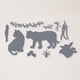 thumbnail image 2 of Hugtrwg Troqueles Corte Papel Modelo Tigre Animal Molde Sello Silicona Transparente (C), 2 of 9