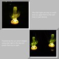 thumbnail image 2 of Lámpara solar para césped, lámpara decorativa de cactus para el suelo, luz para paisajismo exterior, 2 of 7