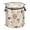 Mushrooms Pattern, variant on Pop-Up Collapsible Laundry Hamper With Zippered Lid Dual Handles 50L Pattern Of Aztec