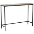 thumbnail image 4 of Lifewit Mesa Auxiliar Consola Estrecha con Estructura Metálica para Salón Entrada Mesa Recibidor Mesita Larga para Pasillo Despacho Mesa Decorativa para Dormitorio Fácil Montaje Marrón Rústico, 4 of 10