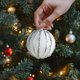 thumbnail image 4 of HWRETIE Christmas Baubles for Tree Decor,Christmas Balls Decoration 8Cm White Foam Balls Shaped Balls Hangings Home Doecor, 4 of 6
