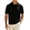 Black, variant on LIaqionyy Mens Knit Shirt Collared Short Sleeve Texture Summer Vacation Beach Stretchy Golf Tees Shirts Clothes