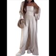 thumbnail image 2 of Conjunto Deportivo de Piezas para Mujer, de Otoño, para Estar en Casa, con Camiseta de Larga y Pantalón Deportivo de Cintura Alta Albaricoque S, 2 of 10