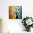 thumbnail image 3 of JEUXUS Beauty of Life 100% Hand-Painted Modern Flower Artwork Abstract Floral Oil Paintings on Canvas Wall Art for Home Decorations Wall Decor, 3 of 4