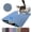 Blue, variant on Cat Litter Mat Double Layer Pet Non Slip Big Pet Litter Box Filter MatWear Resistant Waterproof Anti-slip Cat Litter Mat