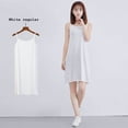 thumbnail image 1 of 2024 Femmes Femme Robe d'Été Bas en modal Jupe à Bretelles Jupon pour Femmes Longueur Moyenne Ample Sans Manches Robe Débardeur Robes QZX, 1 of 7