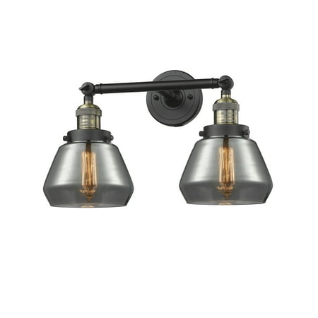 

Innovations Lighting 208 Fulton Fulton 2 Light 17 Wide Bathroom Vanity Light - Black