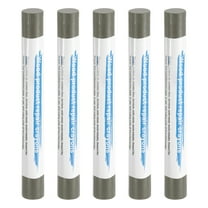 Uxcell 5pcs Wood Filler Sticks Wooden Wax Touch Up Furniture Repair Crayons for Scratch Cracks Hole Table Wood Floor, Ink Black