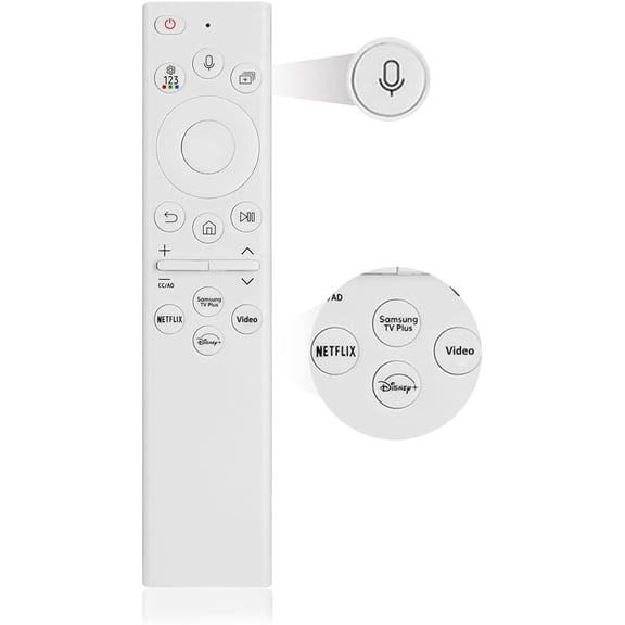 for Frame TV Remote Replacement for 2018-2024 Frame Remote Voice Function. for Crystal QLED QLED 4K 8K. Bn59-01391A(No Solar).