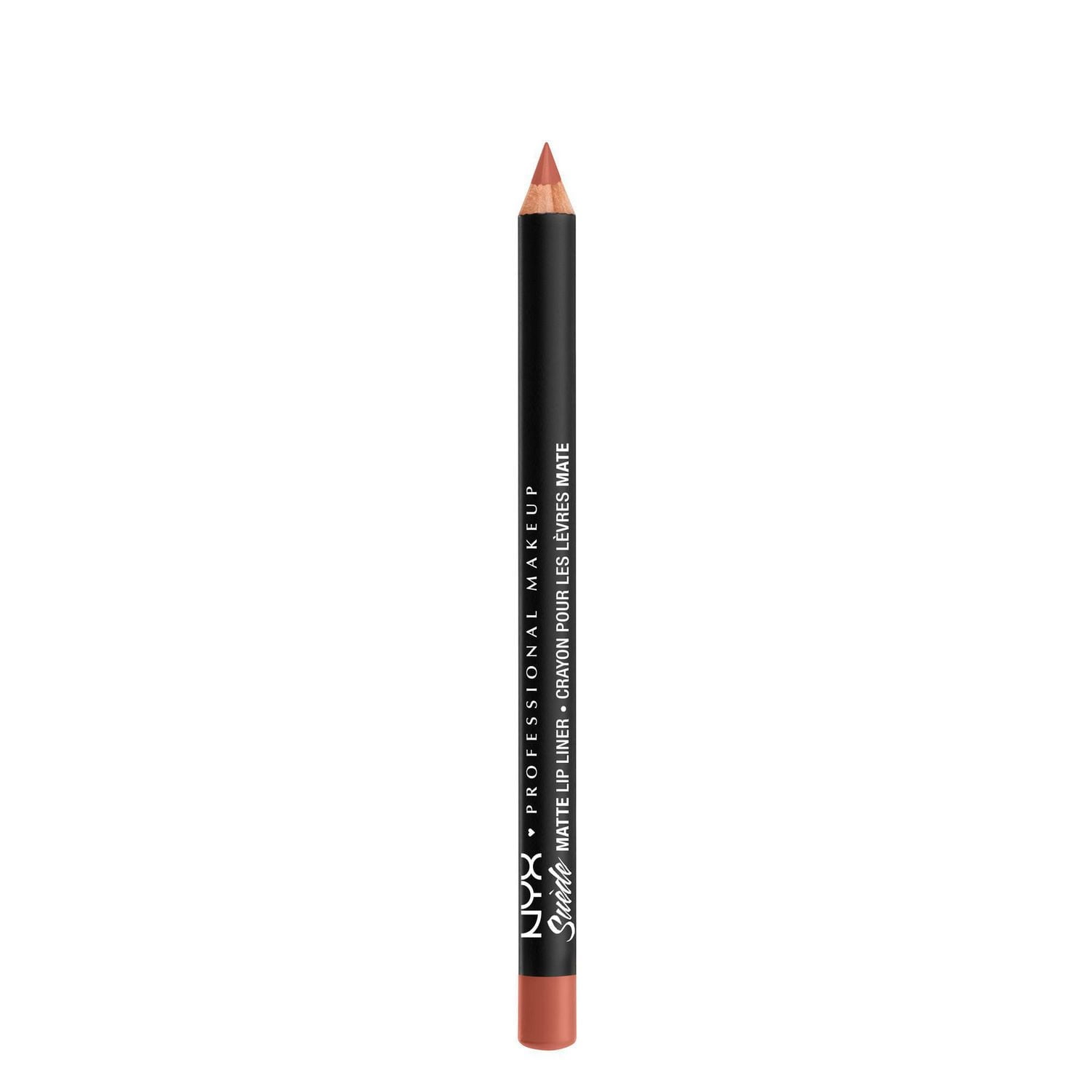 NYX Professional Makeup - Crayon à Lèvres Mat en Daim, Épicé Crayon à lèvres, soft matte