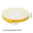 thumbnail image 2 of Uxcell 1 Roll 1/2"x 1/16"x 16.4 Ft Weather Stripping Door Seal Strip Foam Tape, 2 of 6