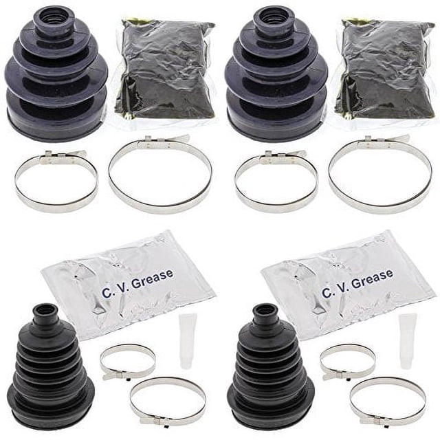 Complete Front Inner & Outer CV Boot Repair Kit for Suzuki LT-F4WDX King Quad 300 1996-1998 All Balls