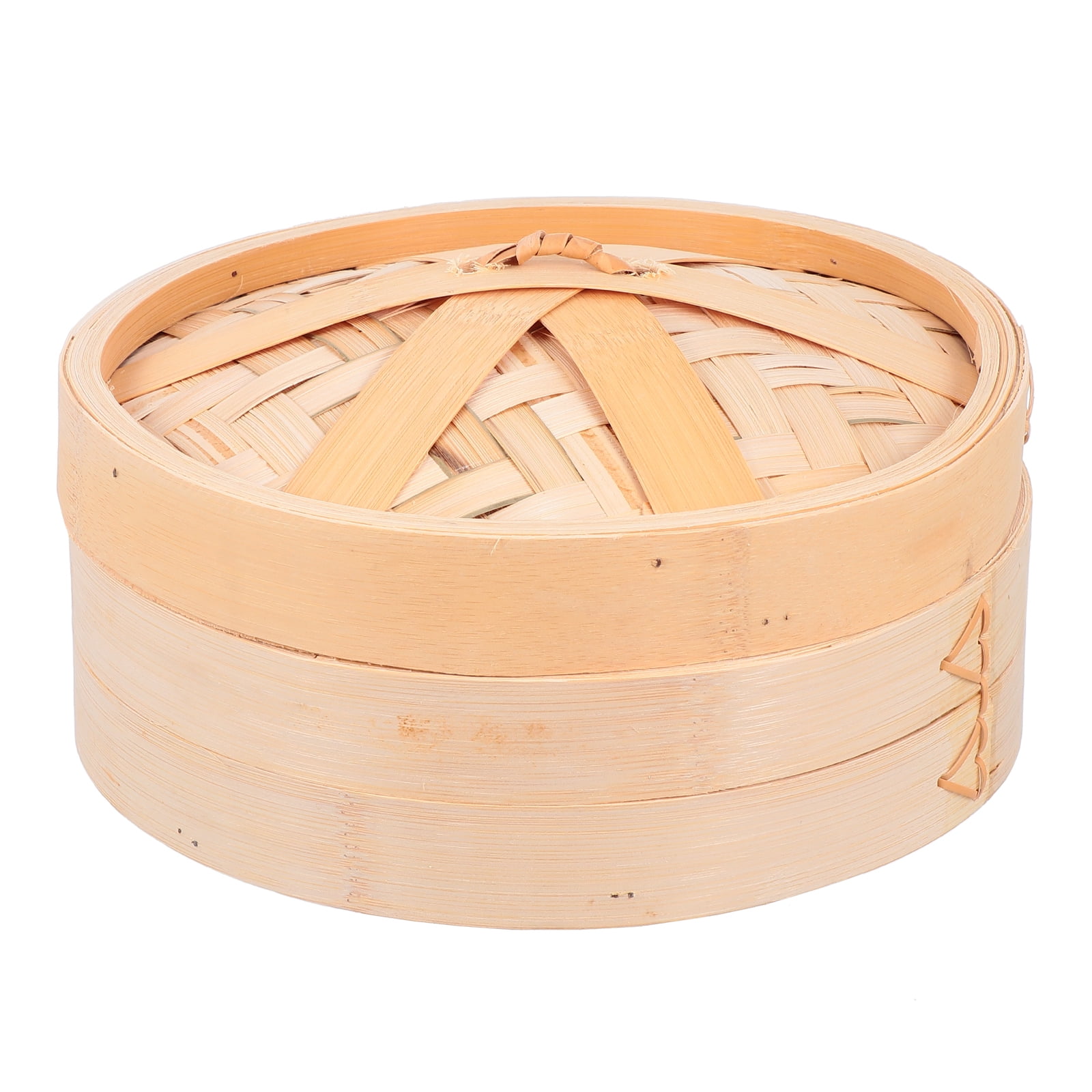 Bamboo Mini Steamer Basket Bowl with Lid 3" Wide x 2" Tall BambooMN ⭐️⭐️⭐️⭐️⭐️ 