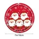 thumbnail image 3 of Santa Claus Paper Plates Winter Snowflake Party Tableware Supplies Birthday Party Tableware, 3 of 6