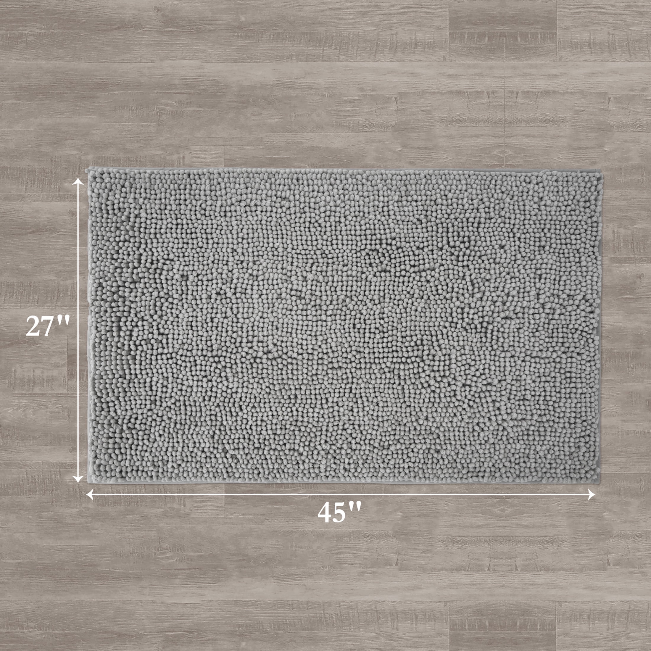 Resort Collection Chenille Plush Loop Bath Mats