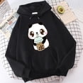 thumbnail image 3 of Sudadera con capucha de animales, panda, té Boba, ropa de moda para hombres y mujeres, sudadera con dibujos animados de panda para niños y niñas, jerséis, sudadera, 3 of 5