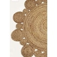 thumbnail image 2 of GRUHUM 6'x6' Jute Area Rug - Natural Fiber Round Collection Handmade Boho Charm Farmhouse Jute Area Rug Soft Braided Rug for Indoor Outdoor Kitchen Bedroom Living Hallways Enterways, 2 of 5