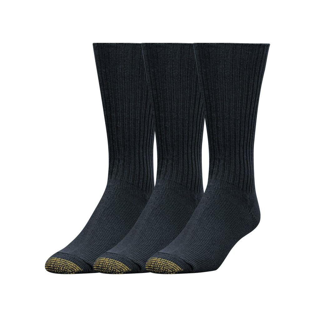 GOLDTOE Men's Gold Toe 633S Heritage Cotton Fluffies Crew Socks 3