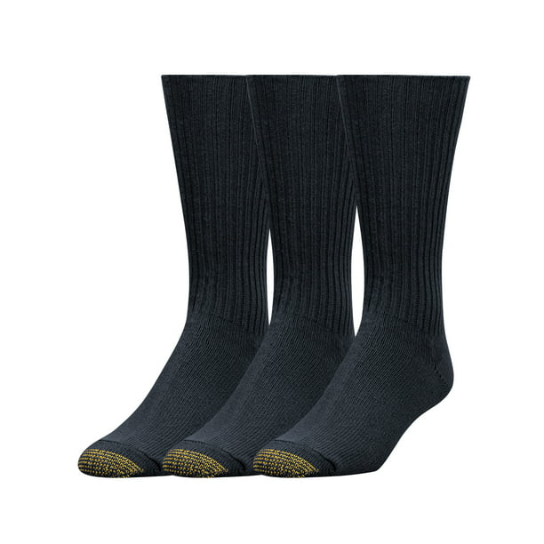 GOLDTOE - Men's Gold Toe 633S Heritage Cotton Fluffies Crew Socks - 3 ...