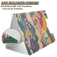 thumbnail image 2 of FORMRS A4 Clipboard Folder with Pen Holder Horizontal Foldable School Office Binder, Green Floral Wave, 2 of 9
