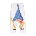 thumbnail image 4 of Balery Autumn Funny Gnomes print Women's Pajama Pants,Ultra Lightweight Pjs,Lounge Pant-Large, 4 of 9