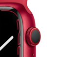 thumbnail image 3 of Apple Watch Series 7 (GPS + Cellulaire, 41mm) Boîtier en Aluminium Rouge et Bracelet Sport Rouge - Très Bon (Reconditionné), 3 of 3