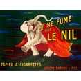 thumbnail image 2 of Cappiello, Leonetto 24x19 White Modern Wood Framed Museum Art Print Titled - Je ne fume que Le Nil 1912, 2 of 4
