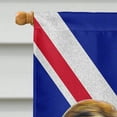 thumbnail image 3 of Carolines Treasures KJ1162CHF Jack Russell Terrier with English Union Jack British Flag House Flag House Size multicolor, 3 of 4