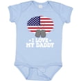 thumbnail image 3 of Inktastic I Love My Daddy Military Son Daughter Boys or Girls Baby Bodysuit, 3 of 5