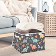 thumbnail image 3 of Yayeee Collapsible Cube Storage Bin with Lid Fabric Closet Decorative Basket with Handles, Cute Dinosaur, 3 of 7