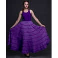 thumbnail image 2 of Phagun Women's Indian Clothing Violet Long Casual Skirt Maxi&nbsp;Summer Wear-20, 2 of 6