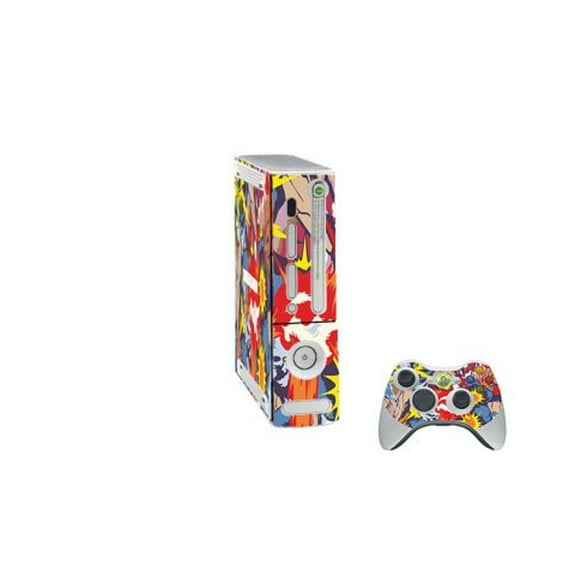 Microsoft Xbox 360 Original COMIC EXPLOSIONS Console Skin