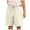 Beige, variant on Sopiago Bermuda ShortsGirls Knee Length Shorts Straight Leg Long Shorts Loose Casual Solid Drawstring Elastic Waist Short Pants (Beige,6-7 Years)