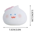 thumbnail image 4 of Dumpling Squishy Fidget Toy, Soft Butter Squishy Stress Relief Ball, Cute Mystery Squishy Dumpling Sensory Toy for Adults Kids, 4 of 8