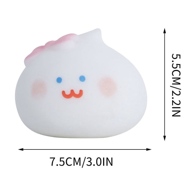 ICQOVD Stress Relief Dumpling Squishy Dough Ball Soft Decompression Tool
