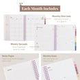 thumbnail image 5 of Rileys & Co Planner 2025-2026 Academic Year, 12-month Deco Academic Weekly Planner (8 x 6 inch, Pink), 5 of 5