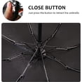 thumbnail image 2 of Compact Umbrella Windproof Folding Umbrella,Foldable Travel Umbrella,Mini 8 Ribs Umbrella with Capsule Case,UV Protection,Rainbow Portable Pocket Umbrella for Men, 2 of 4