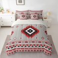 thumbnail image 2 of Castle Fairy Bohemian Aztec Bedding Comforter Set,Hippie Geometric Full Bedding Set, 2 of 8