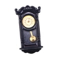 thumbnail image 3 of Reloj de pared en miniatura para casa de muñecas, decorativo, de metal, clásico, para casa de muñecas. Cuadrado, 3 of 9