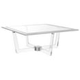 thumbnail image 3 of SAFAVIEH Couture Hermina Contemporary Acrylic Coffee Table, Silver, 3 of 5