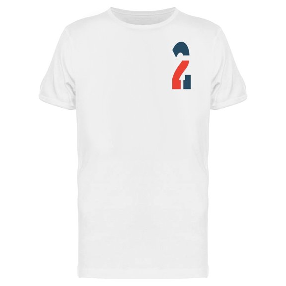 Upper Right Number 2 Logo Tee Men's -Image by Shutterstock