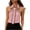 Pink, variant on Women Blouse Tie-Neck Halter Sleeveless Shirt Slim Fit Top Off Shoulder Casual Pullover Tops Collared T Shirts Summer Shirts