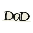 thumbnail image 3 of DOLITY Dad Creative Photo Frame Desktop Decoration standing Photo Frame for Bedroom Black, 3 of 9