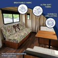 thumbnail image 5 of Qpednta Camo Green Bow RV Couch Covers for Jackknife Sofa Bed 2-Piece Seat Covers & Stretchable Backrest for Campers, Travel Trailers, and Home Living Rooms, 5 of 7