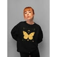 thumbnail image 2 of Golden Butterfly Sweatshirt Women -Smartprints Designs, Female XX-Large, 2 of 4
